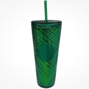 NEW Starbucks Holiday Emerald Green Jeweled Tumbler